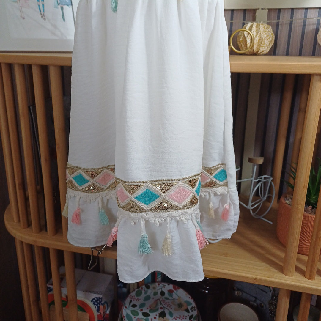 Robe blanche, taille 4 ans