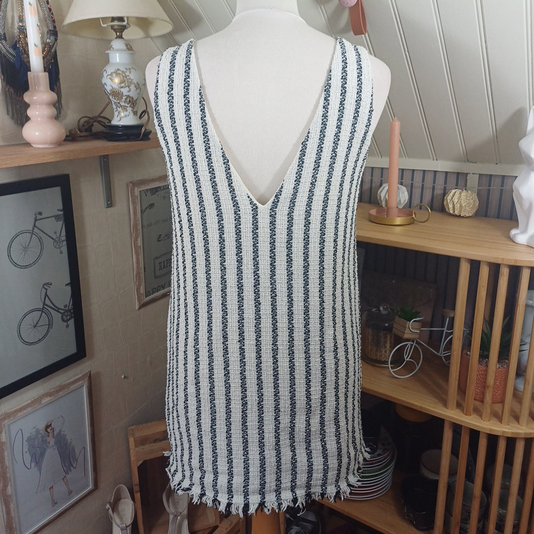 Robe noire et blanche, Zara,taille M