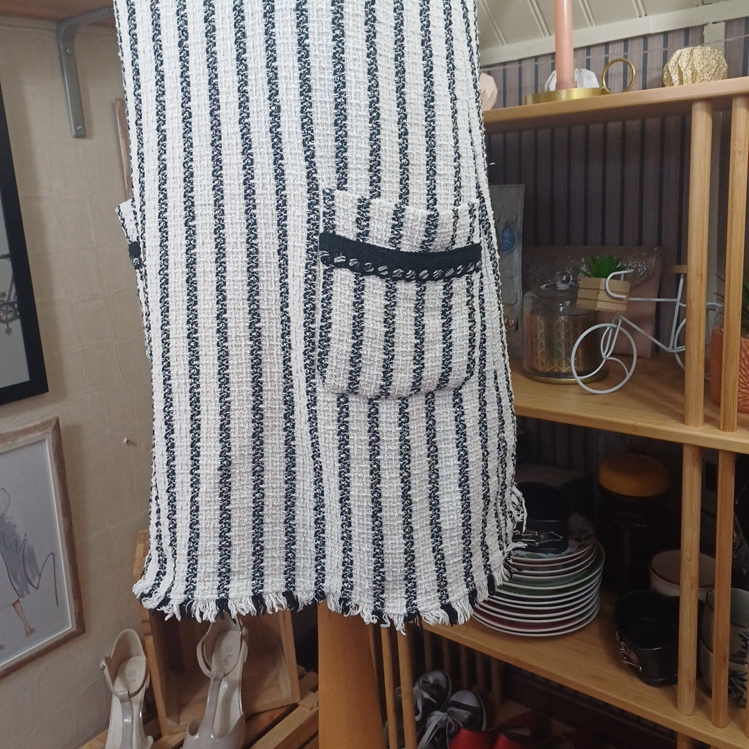 Robe noire et blanche, Zara,taille M