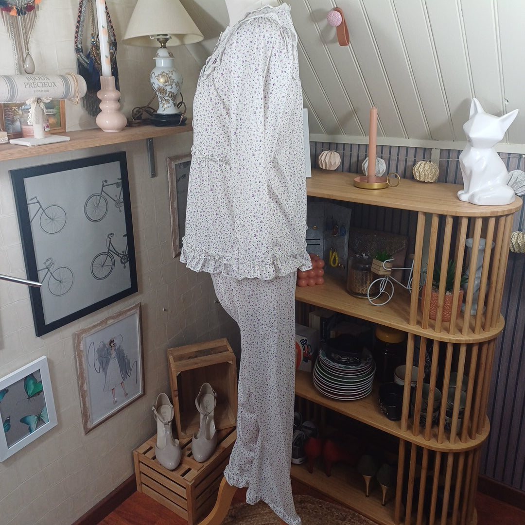 Pyjama fleurie, Ch.x.family, taille M