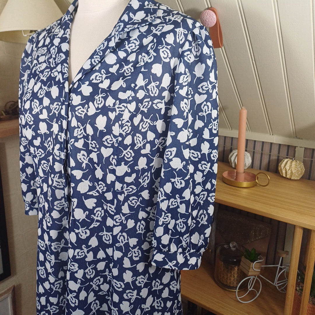 Robe bleue, Afibel,taille 44
