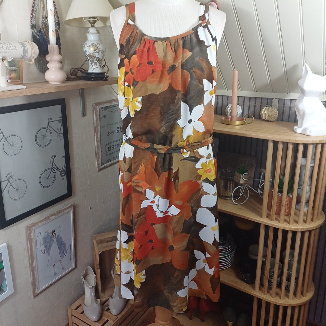 Robe fleurie, Zeus, taille 46