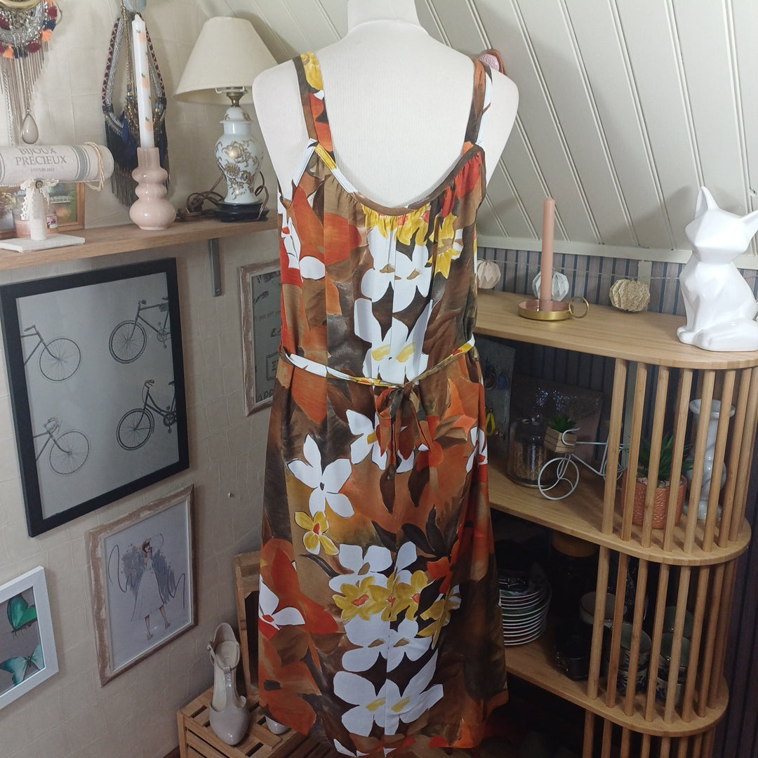 Robe fleurie, Zeus, taille 46