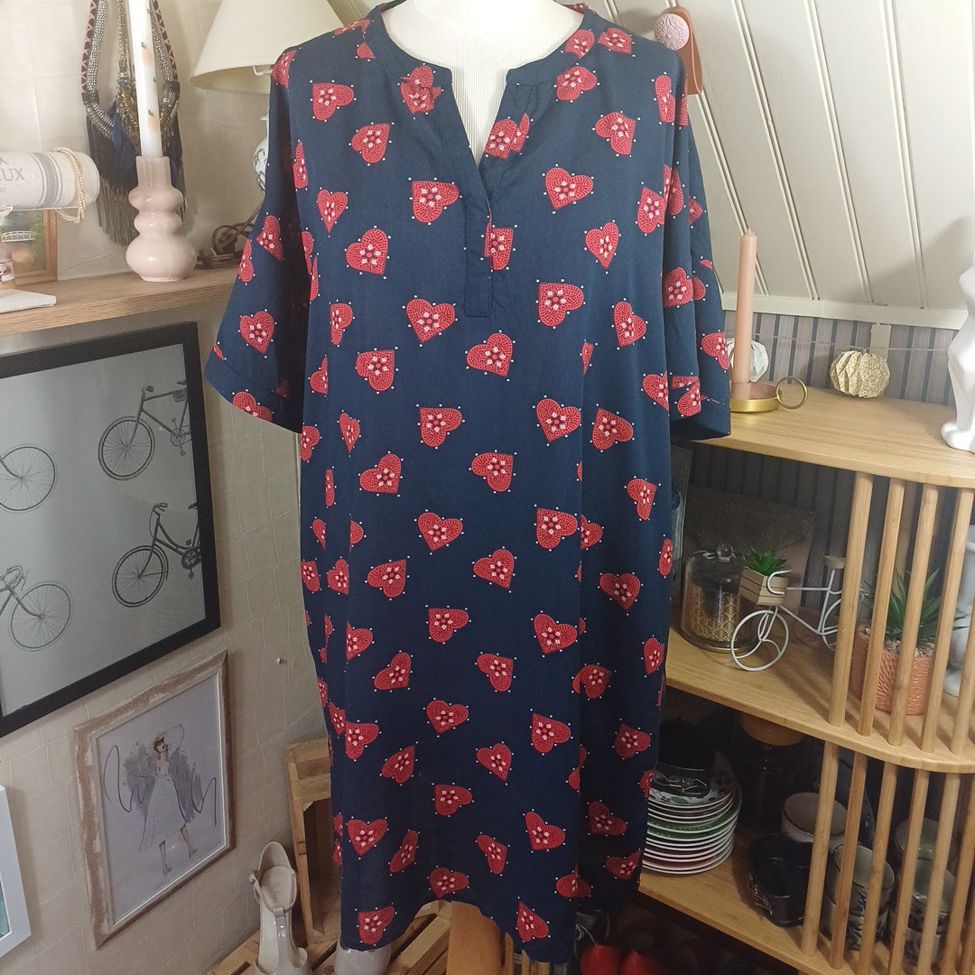 Robe bleue, Monoprix, taille 46/48