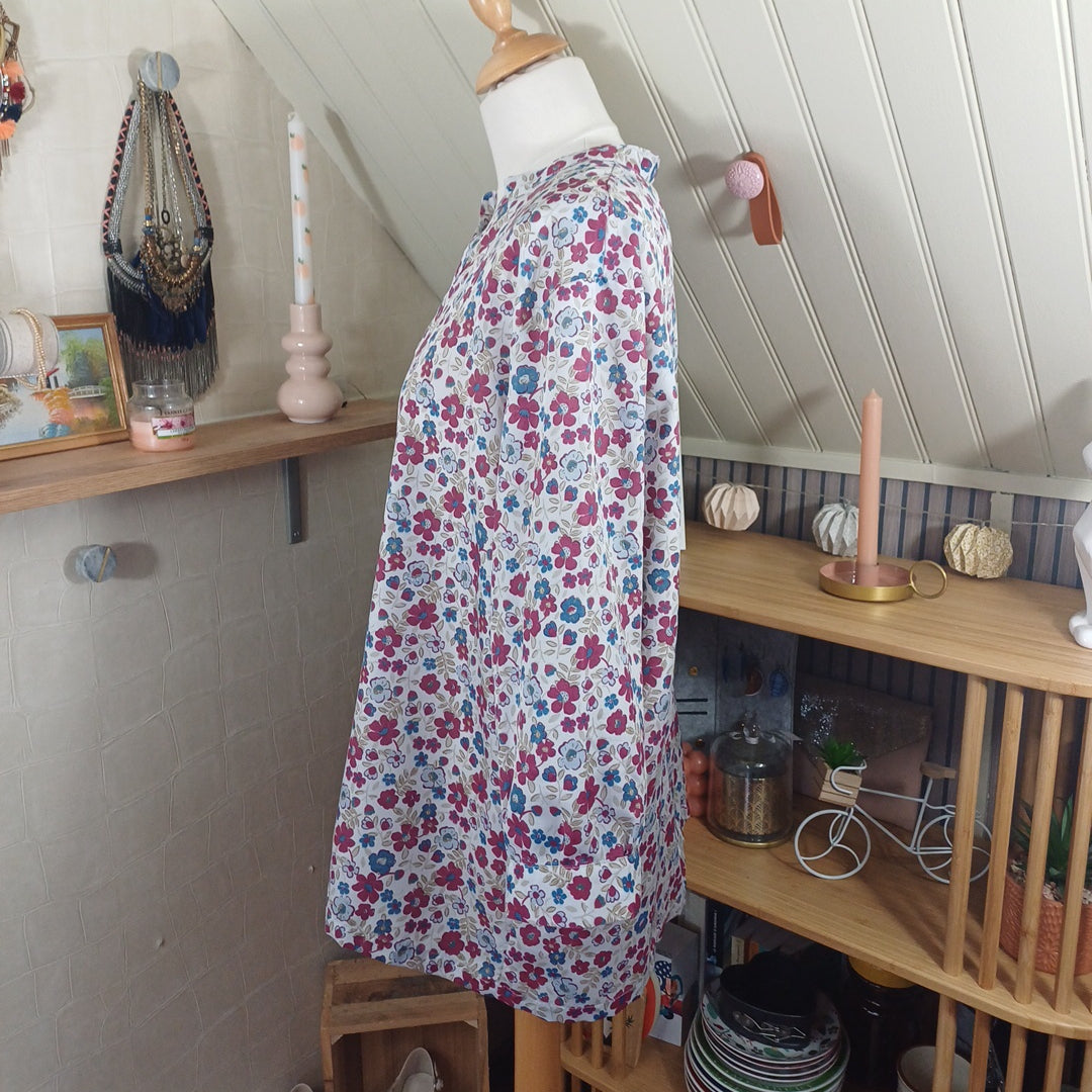 Chemise fleurie, Anne de Lançay, taille 50/52