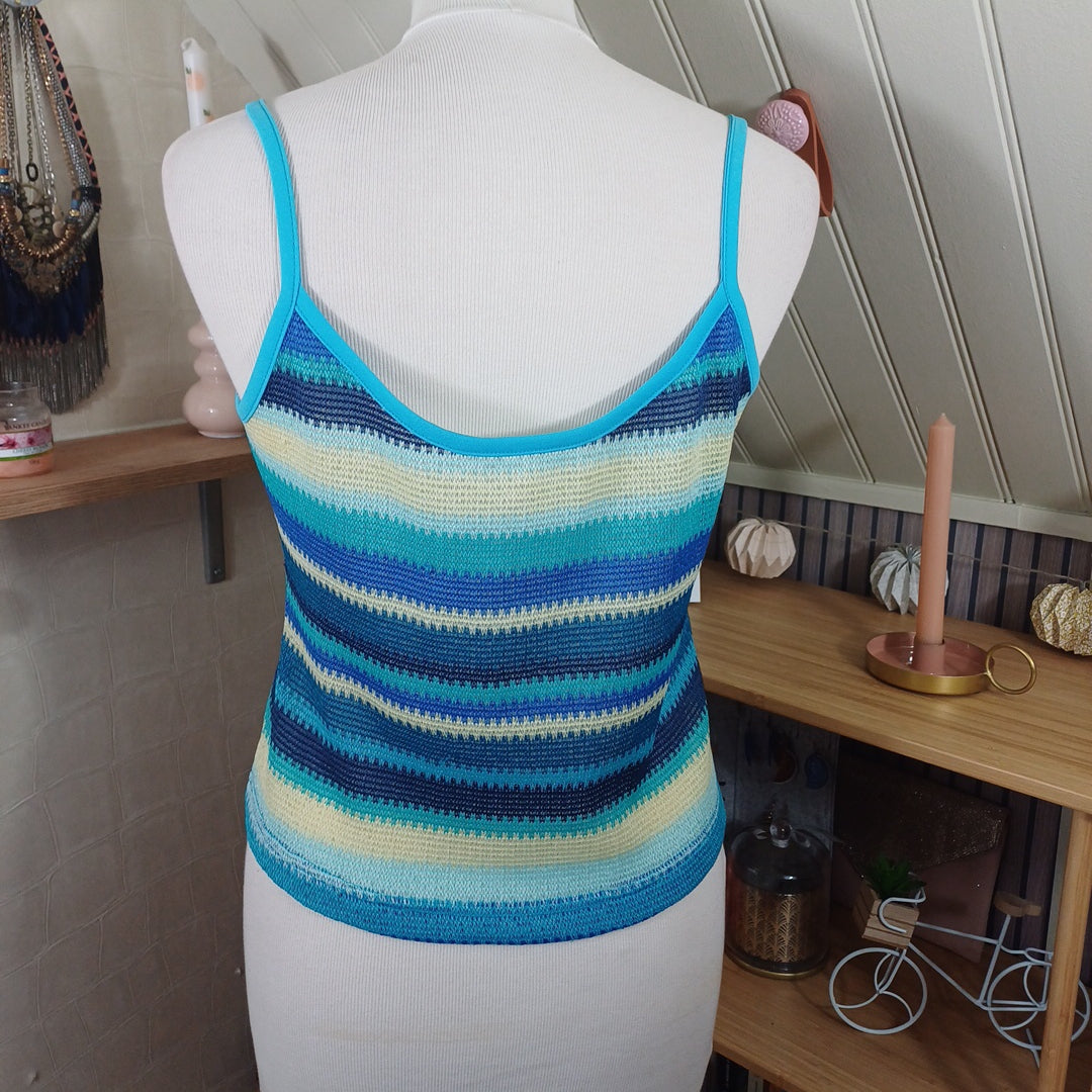 Top bleu, Blanche Porte, taille 38/40