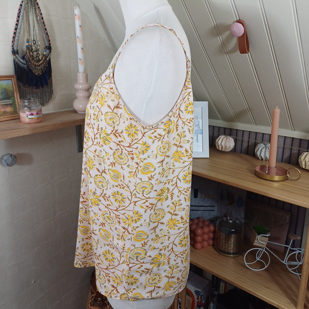 Débardeur fleurie, Promod, taille 38/40