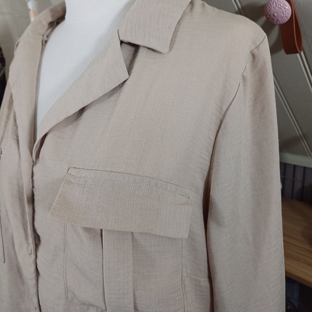 Chemise beige, kiabi, taille XL