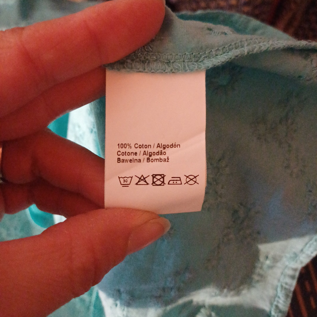 Débardeur turquoise, Tissaia, taille 44