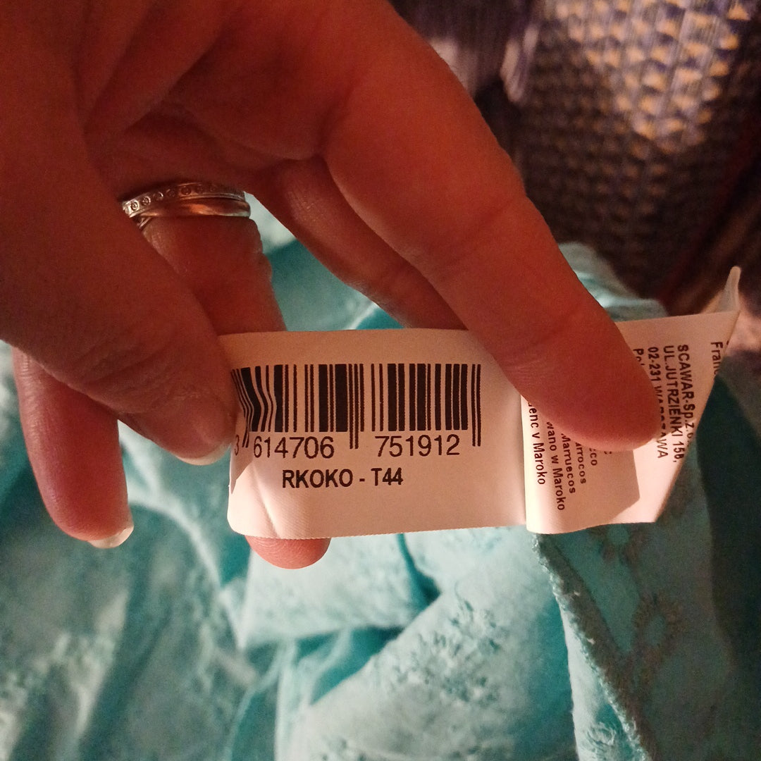 Débardeur turquoise, Tissaia, taille 44
