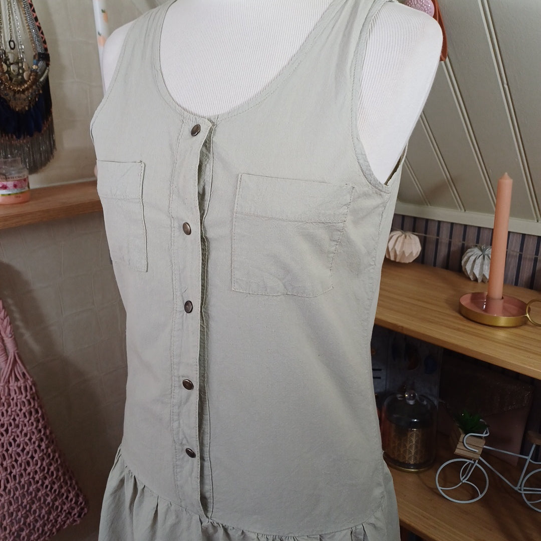 Robe beige, Saint Jacques, taille S