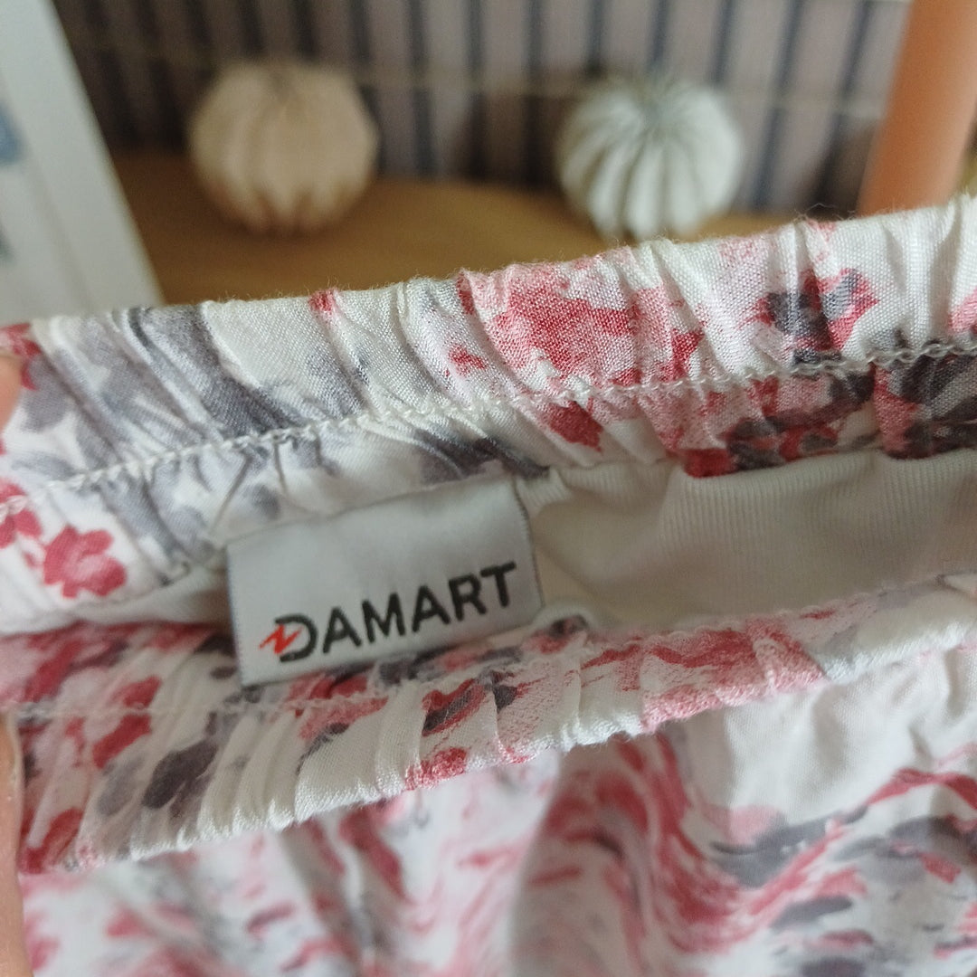 Jupe fleurie, Damart, taille 46/48