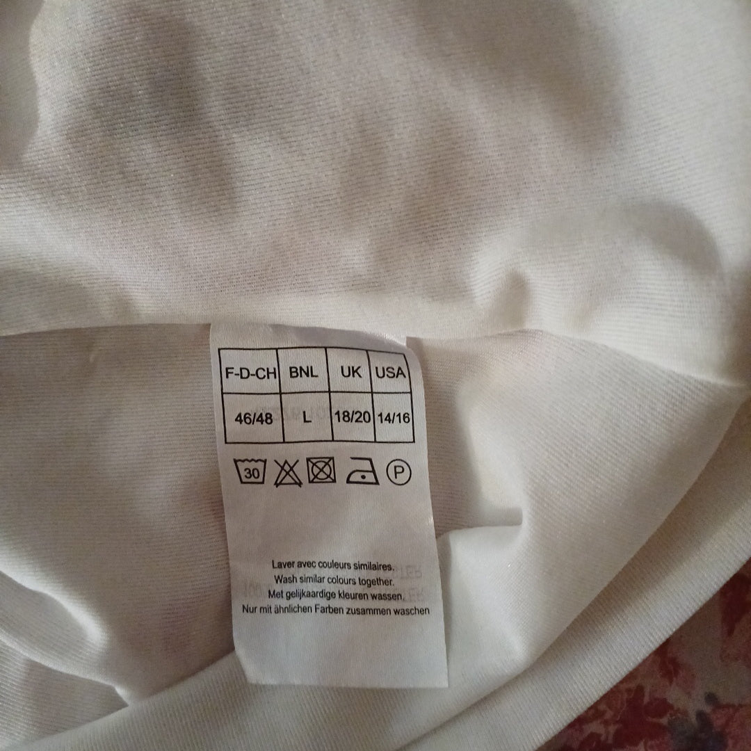 Jupe fleurie, Damart, taille 46/48