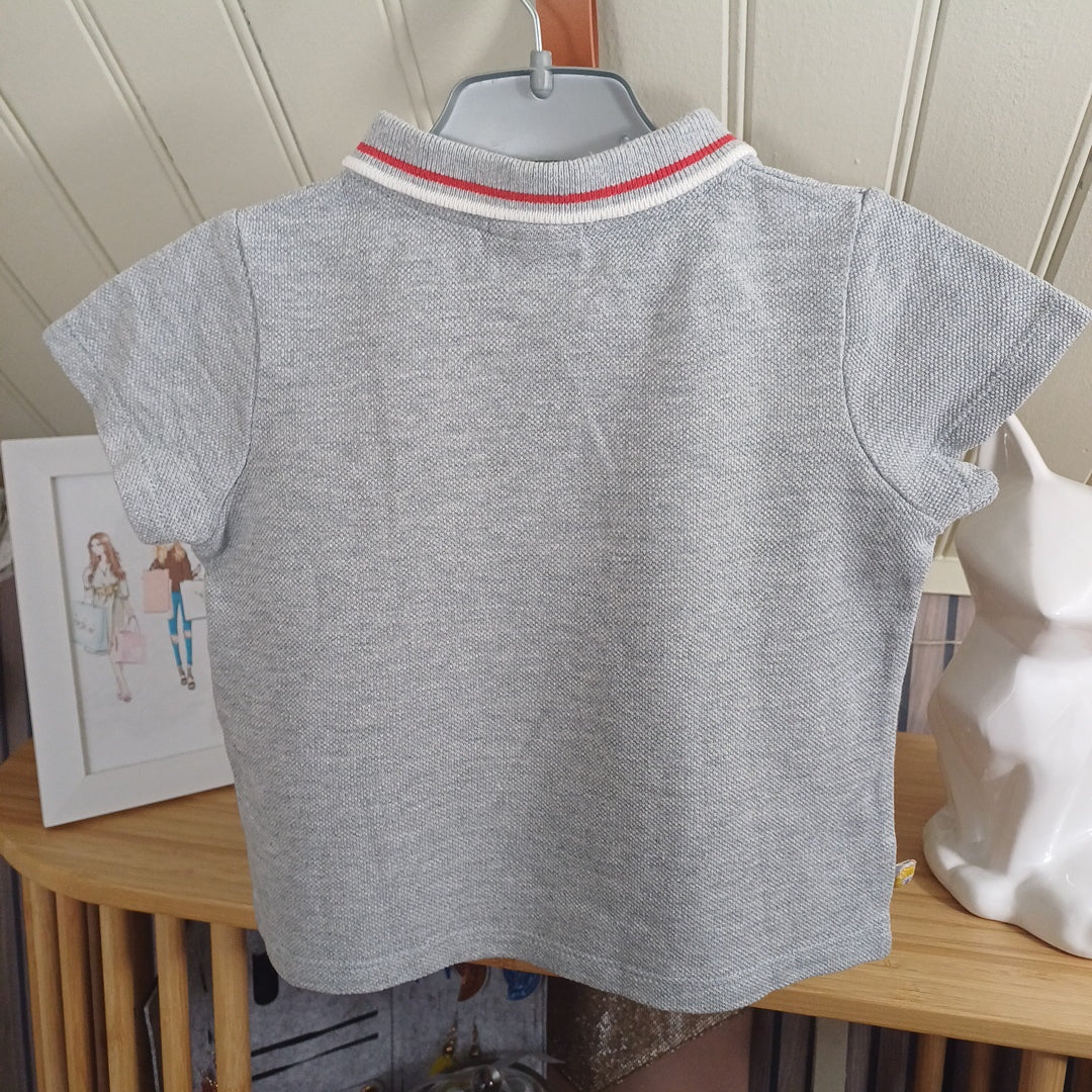 Polo gris, Sergent major, 24 mois
