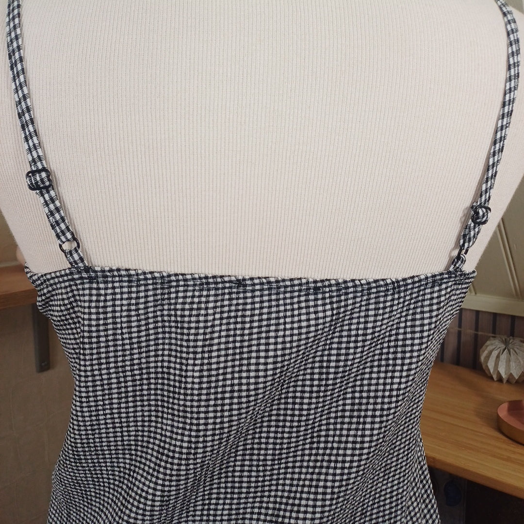 Top noir et blanc, Kiabi, taille XS