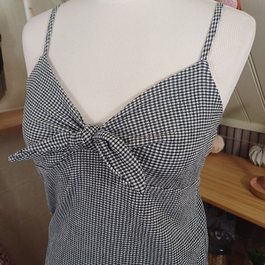 Top noir et blanc, Kiabi, taille XS