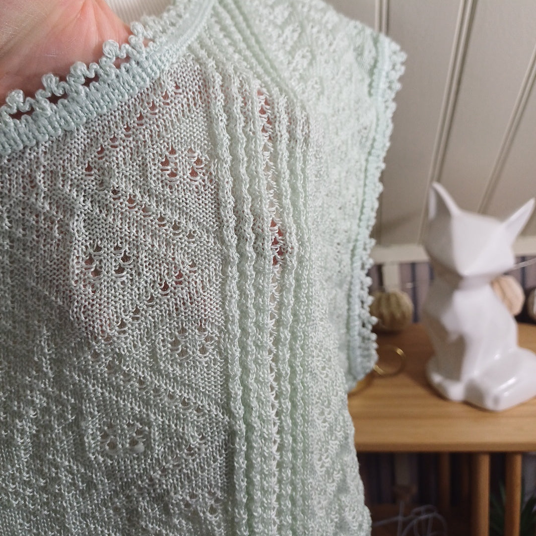 Débardeur vert,Damart, taille 42