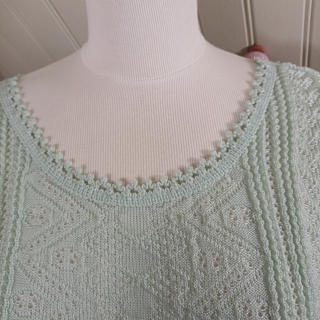 Débardeur vert,Damart, taille 42
