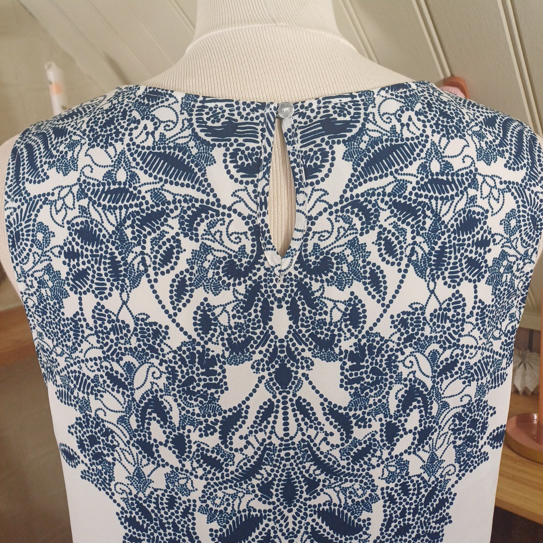 Robe blanche et bleue, Promod, taille 40