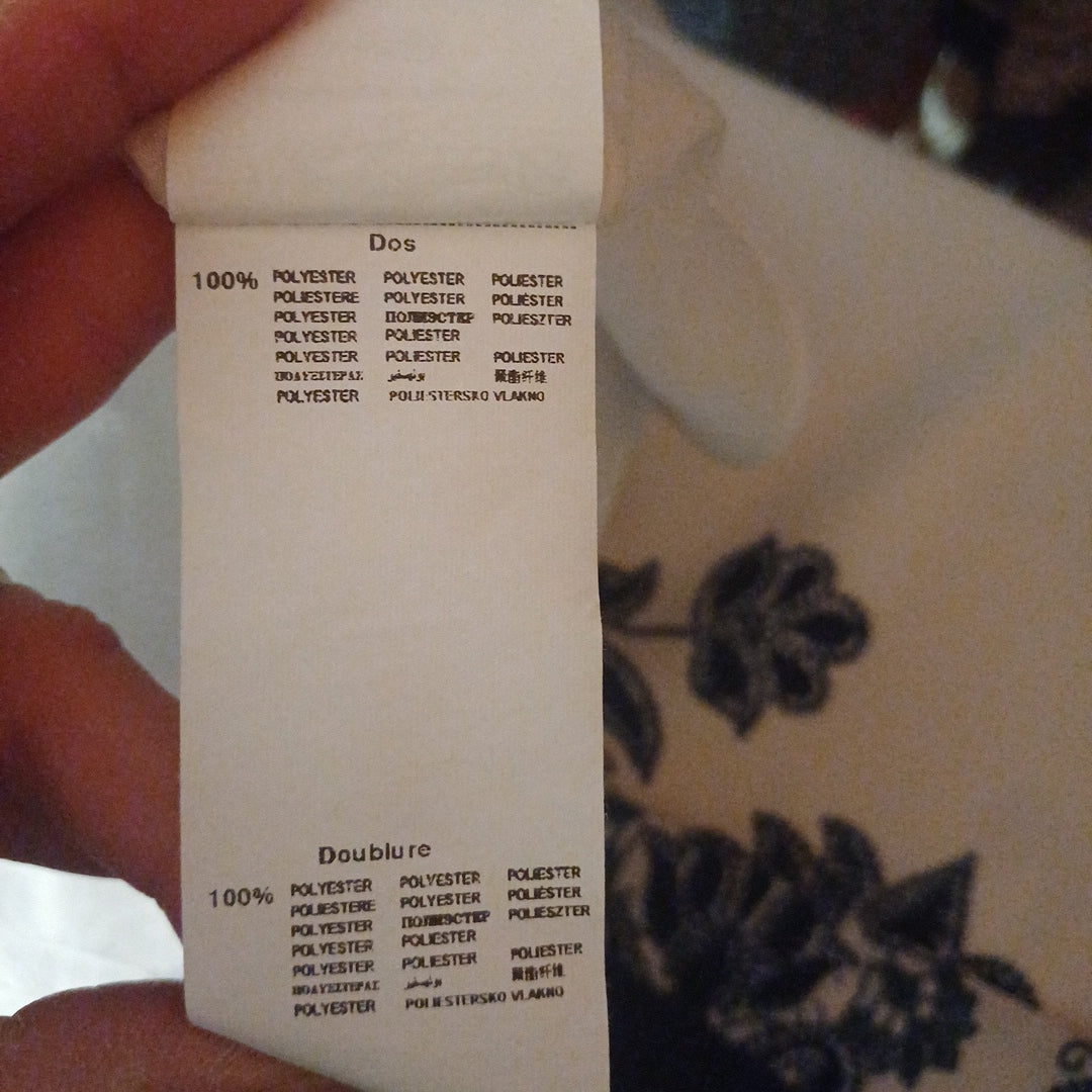 Robe blanche et bleue, Promod, taille 40