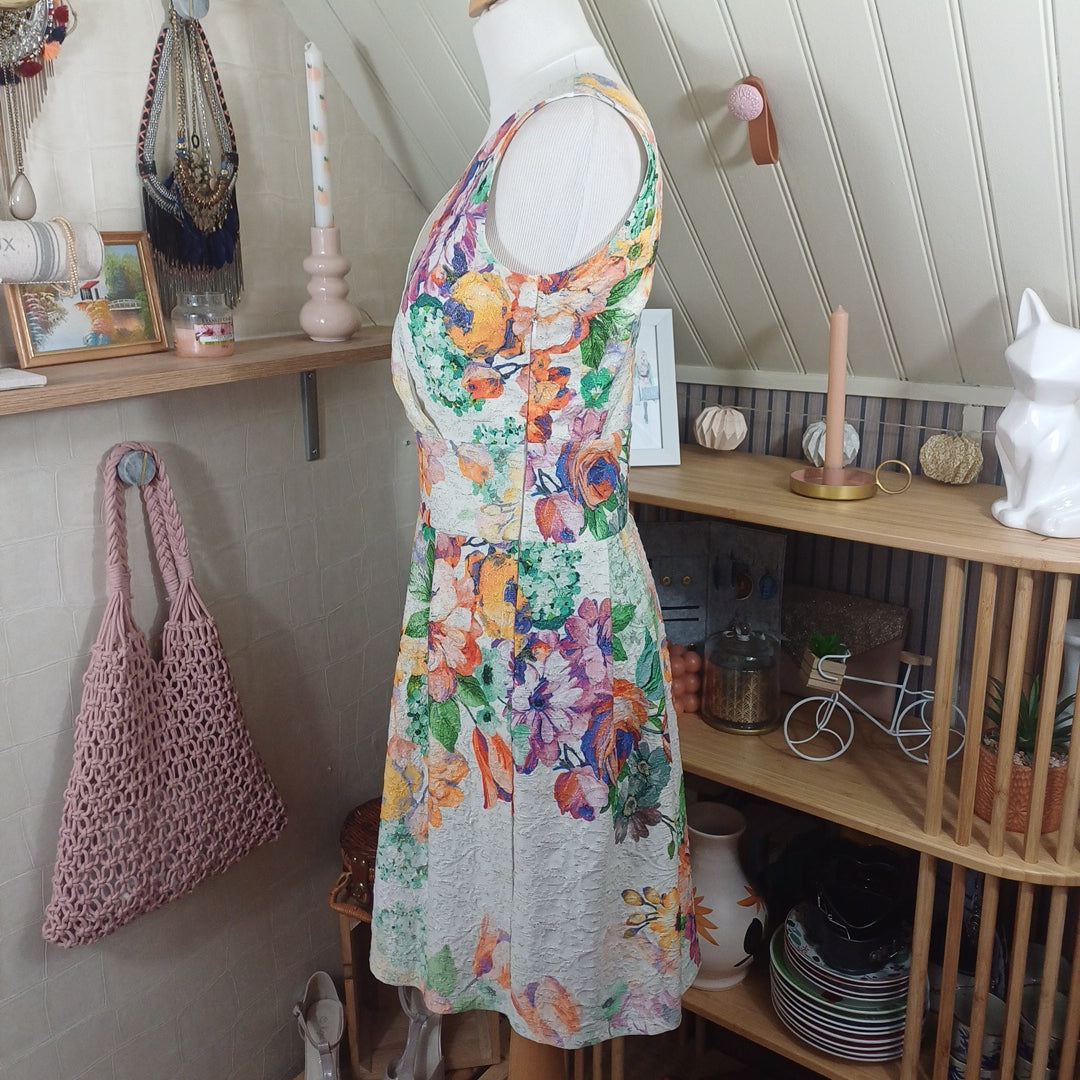 Robe fleurie, OCCO, taille 38