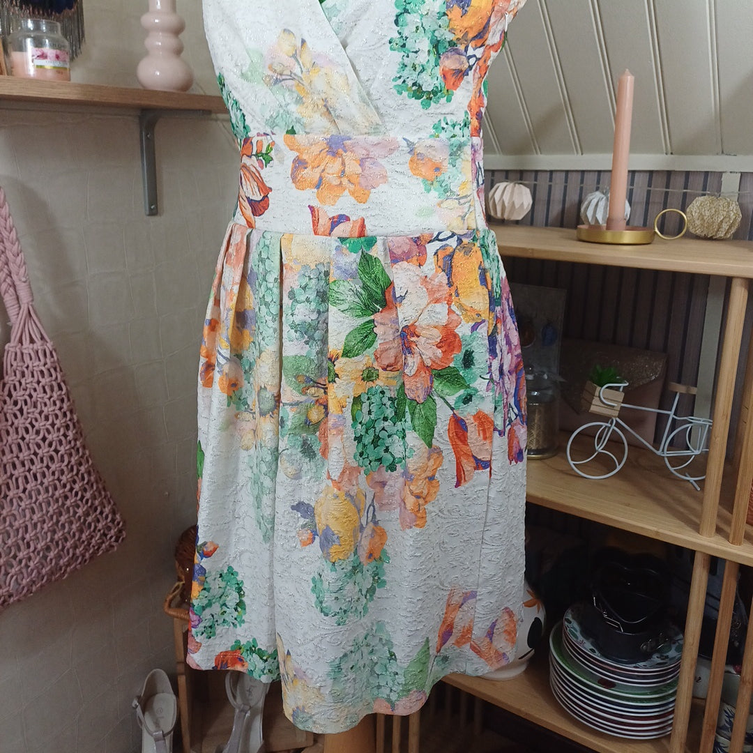 Robe fleurie, OCCO, taille 38