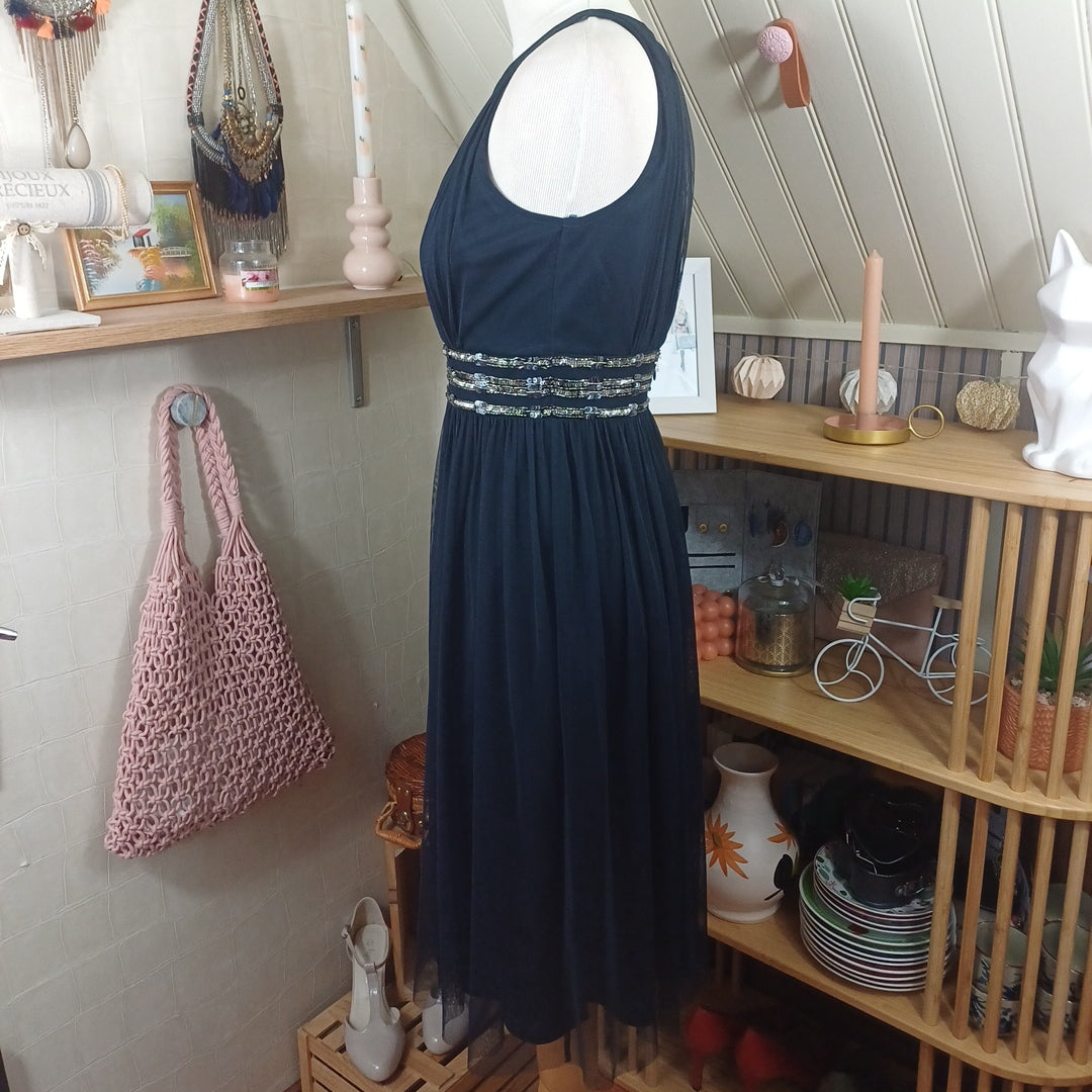 Robe bleue, Crazy london, taille S