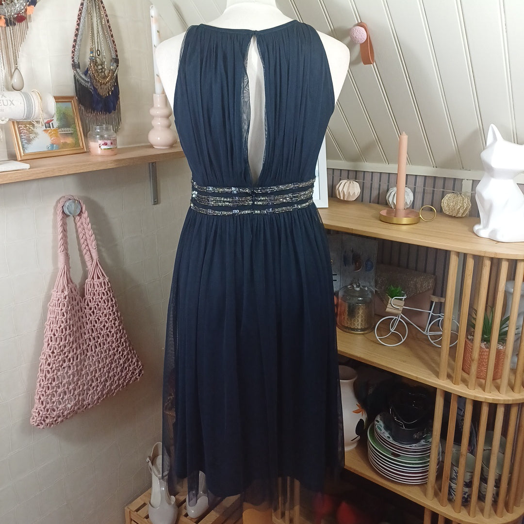 Robe bleue, Crazy london, taille S