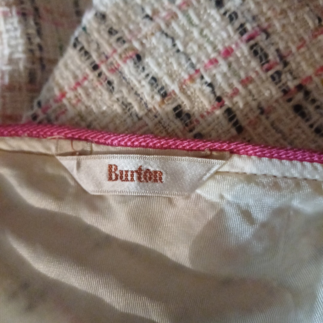 Jupe en tweed, Burton, taille 38