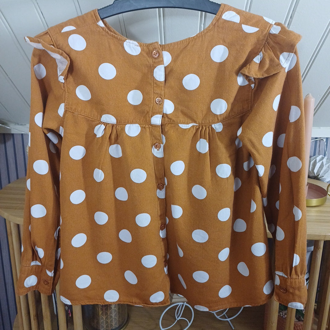 Blouse camel, Orchestra, taille 8 ans