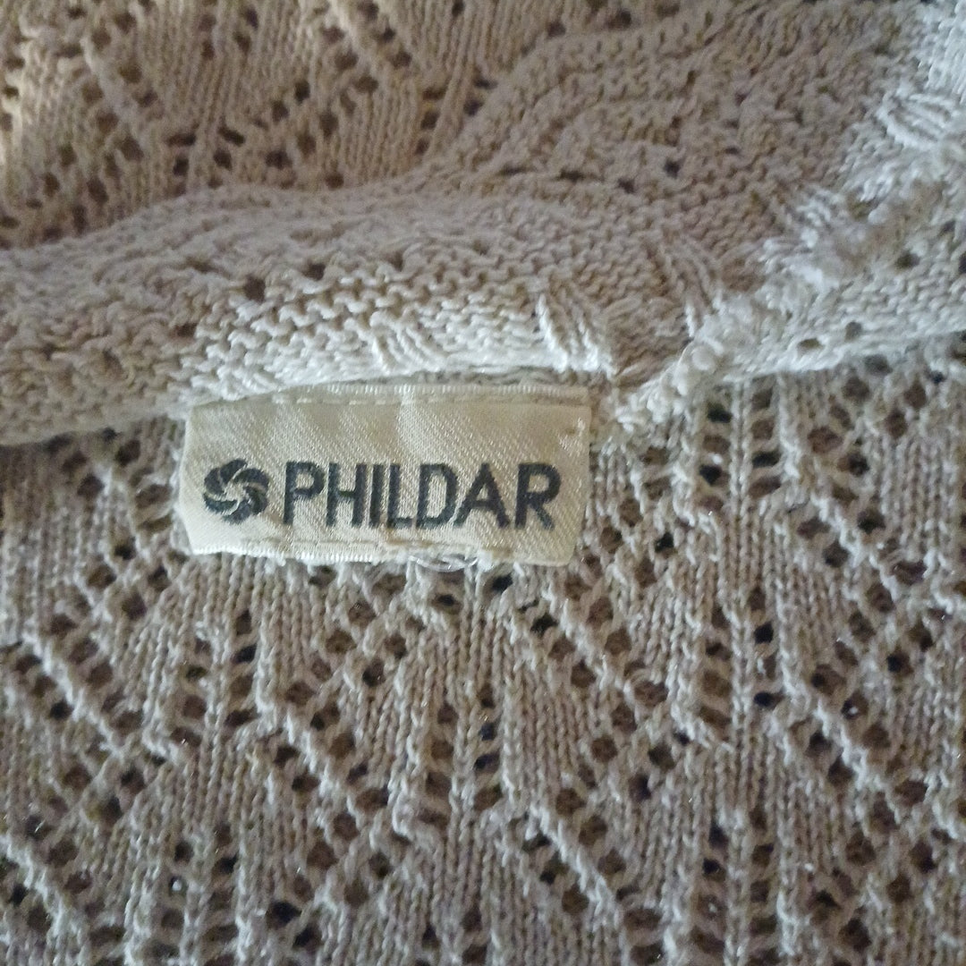 Pull beige, Phildar, taille M