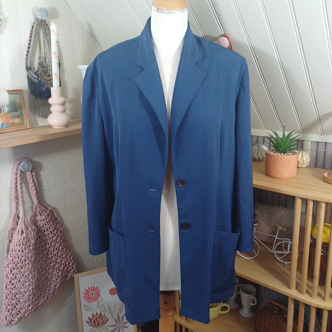 Blazer bleu, Christian Marry, taille 44