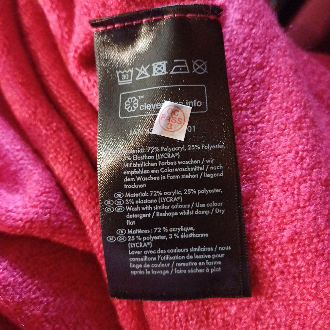 Robe pull framboise, Esmara, taille 44/46