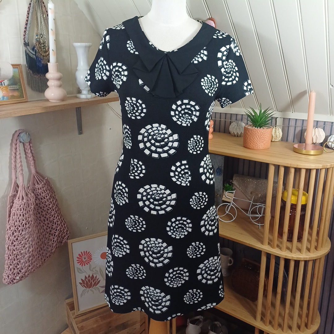 Robe noire et blanche, Eylex, taille S