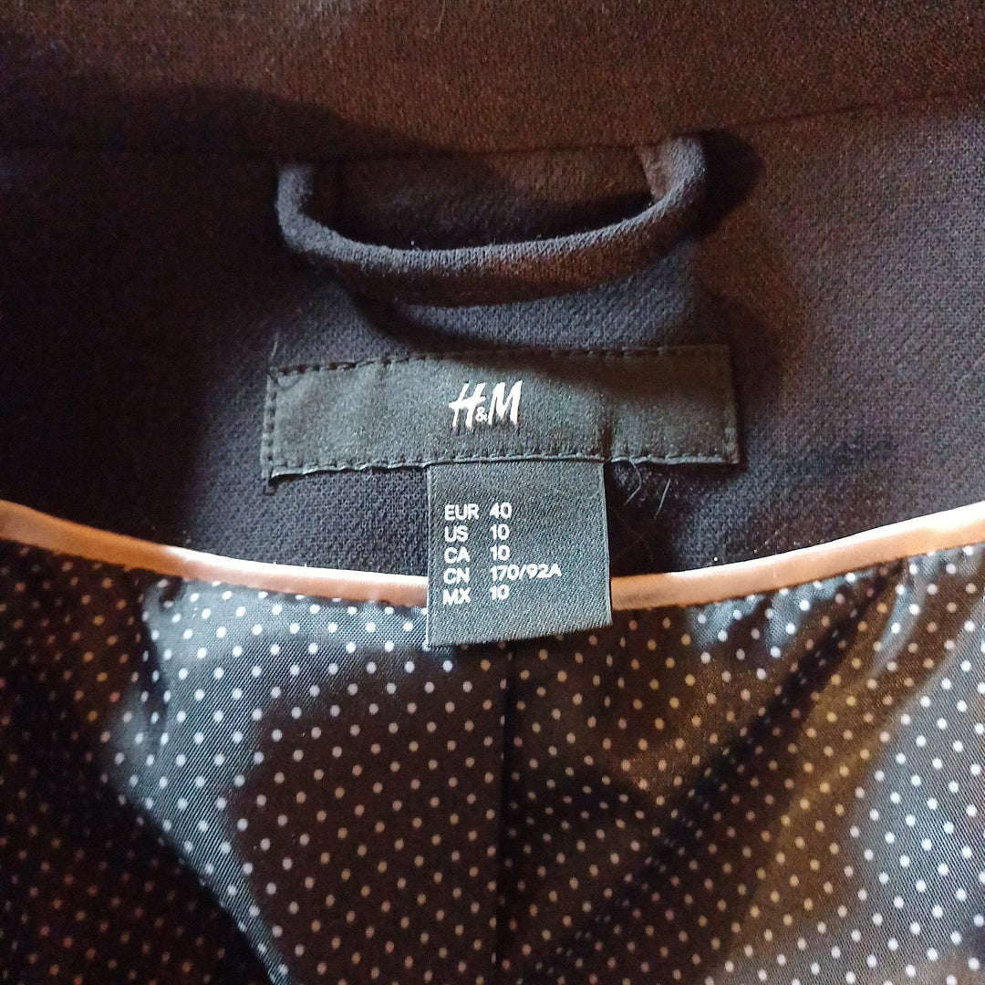 Blazer noir, H&M, taille 40