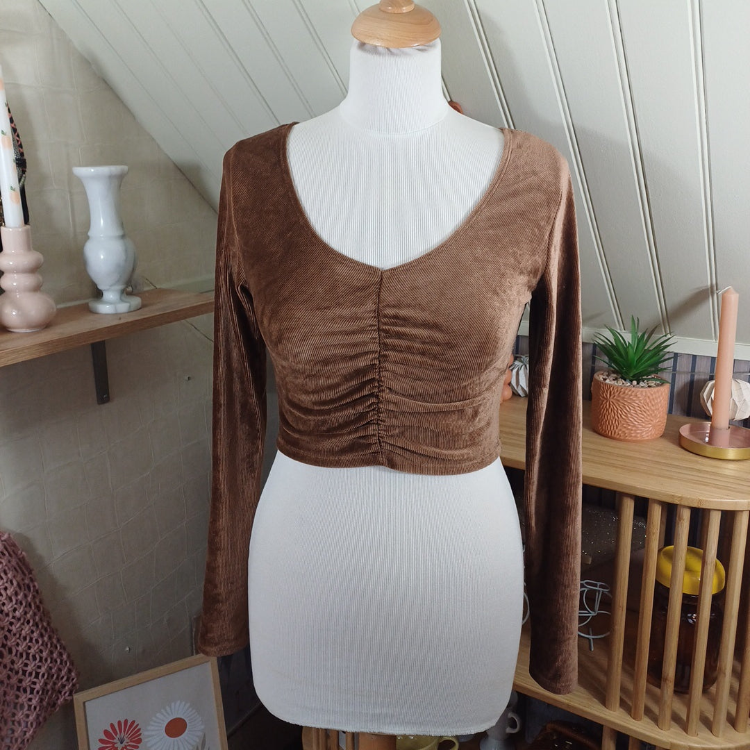 Haut marron, A.C.W, taille 34
