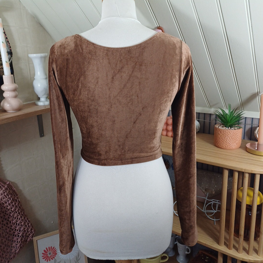 Haut marron, A.C.W, taille 34