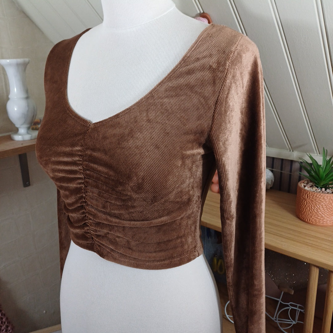 Haut marron, A.C.W, taille 34