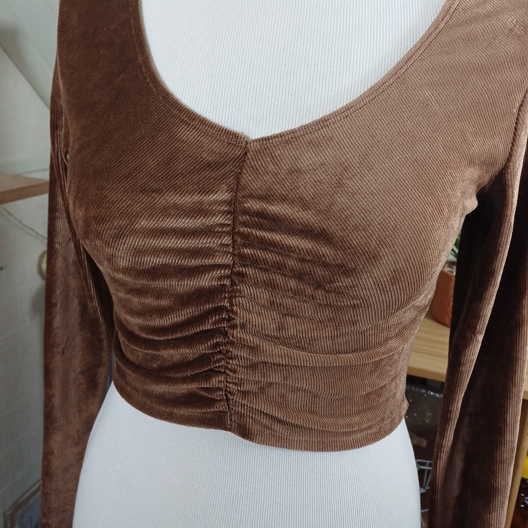 Haut marron, A.C.W, taille 34