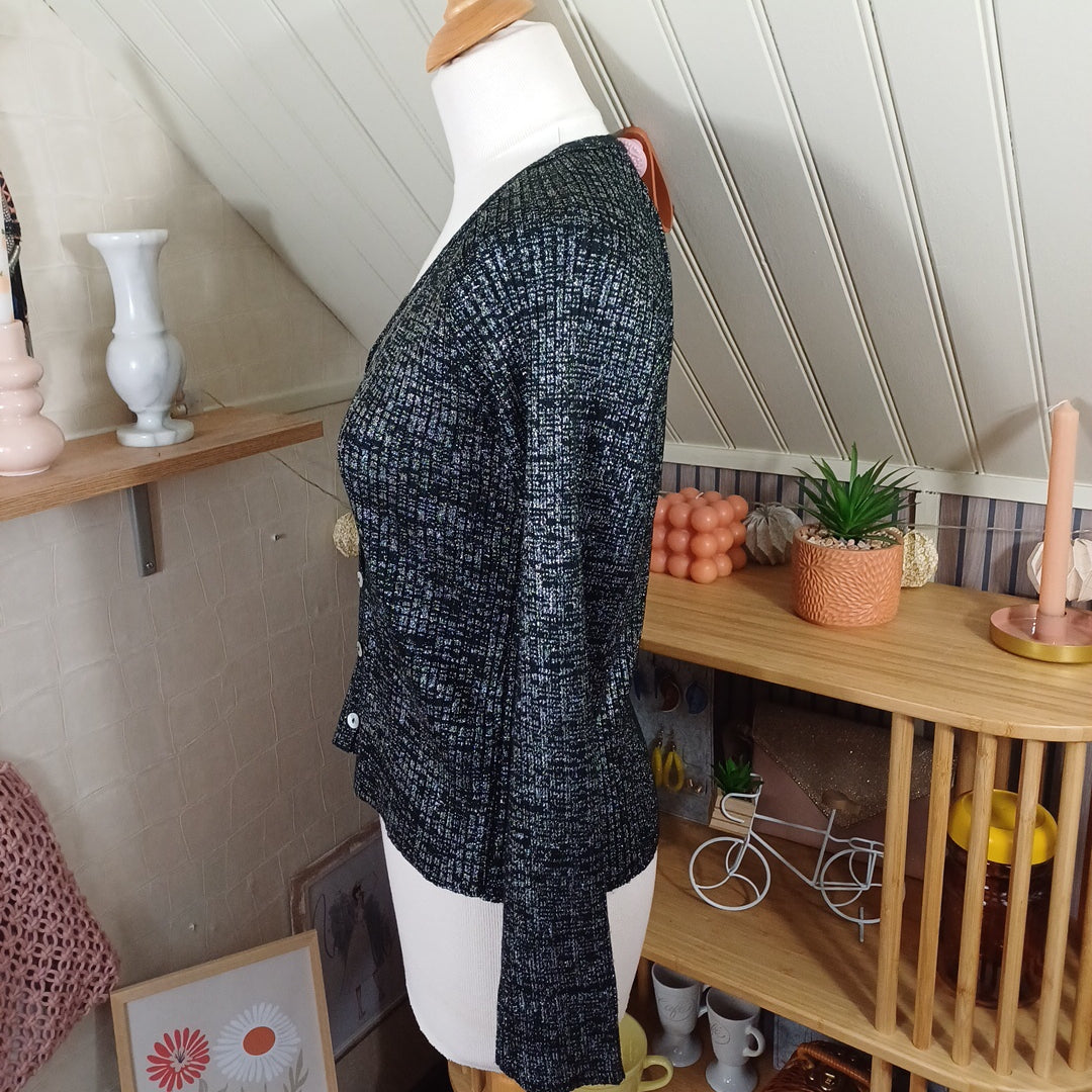 Gilet noir et argenté, Astuces, taille 2
