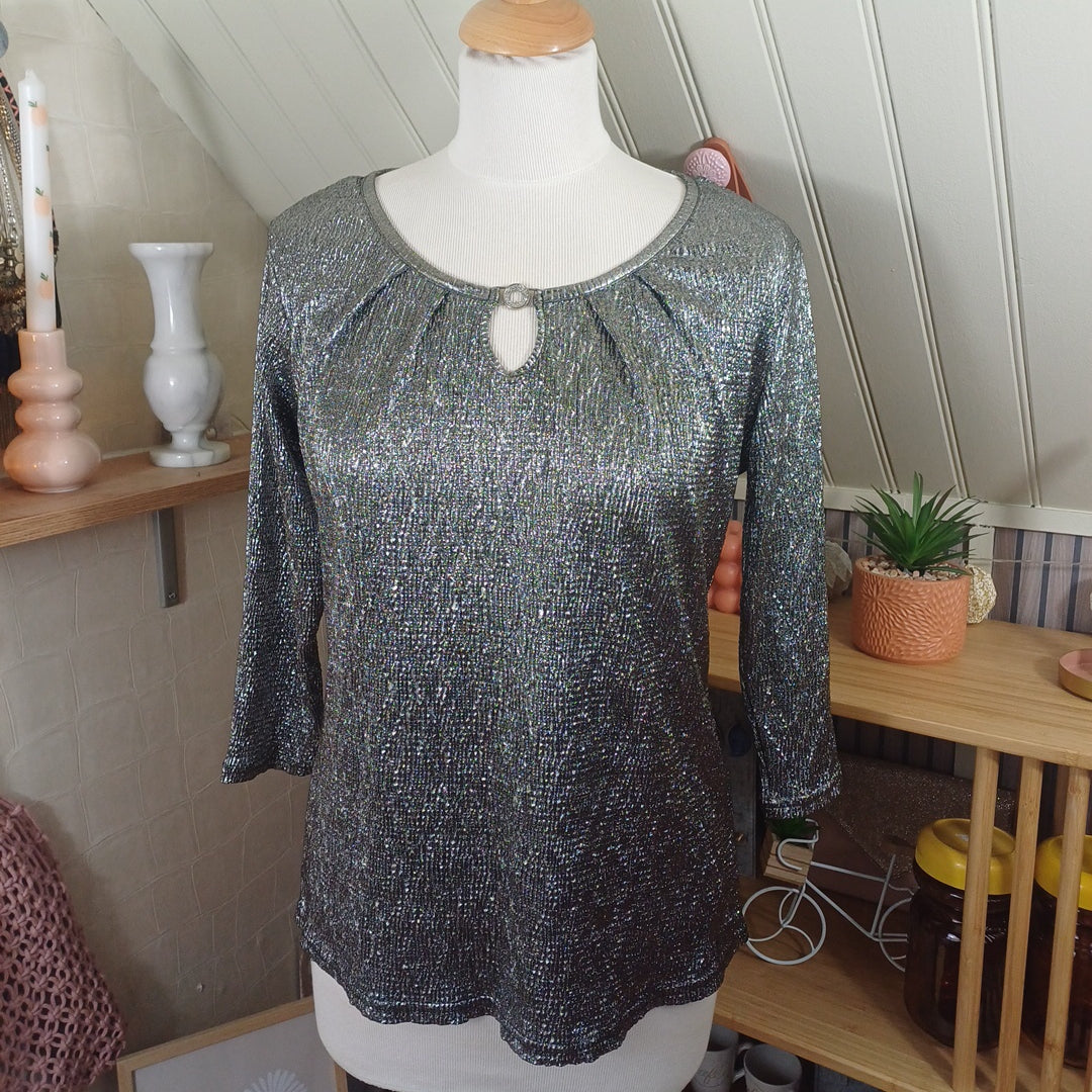 Haut argenté, taille 38