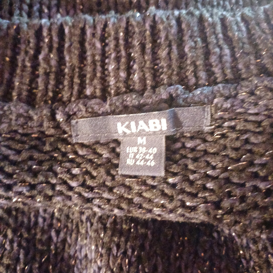 Pull bleu et noir, Kiabi, taille M