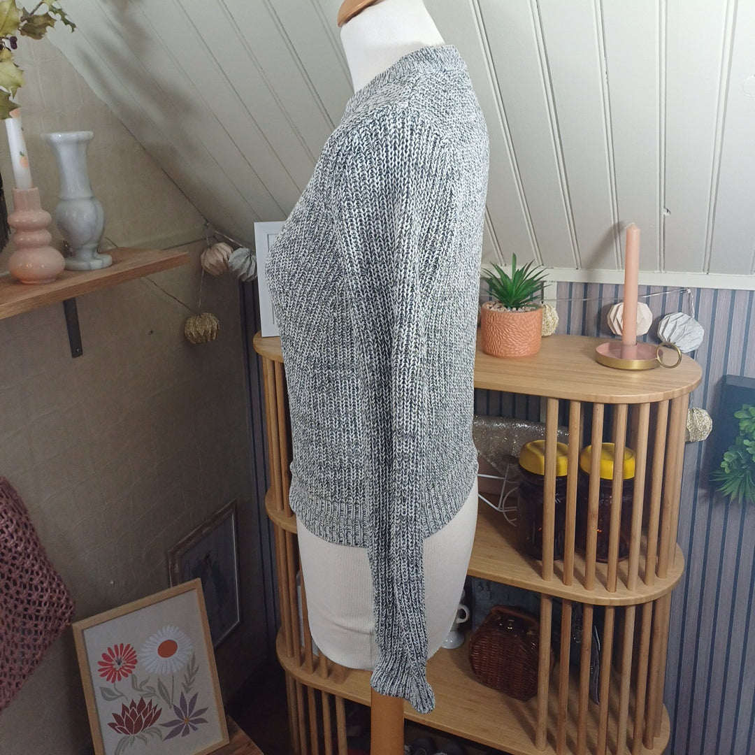 Pull gris, H&M, taille XS