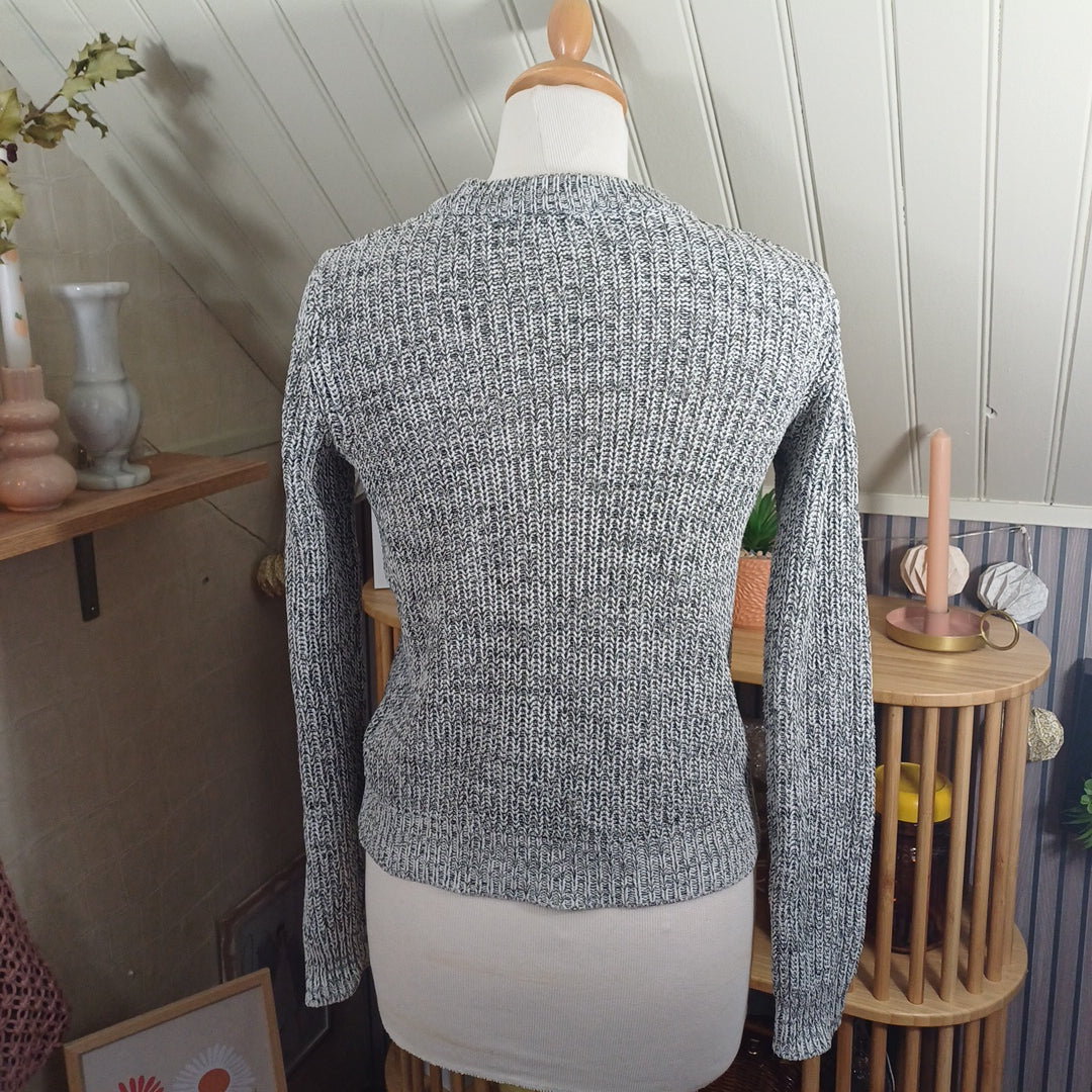 Pull gris, H&M, taille XS