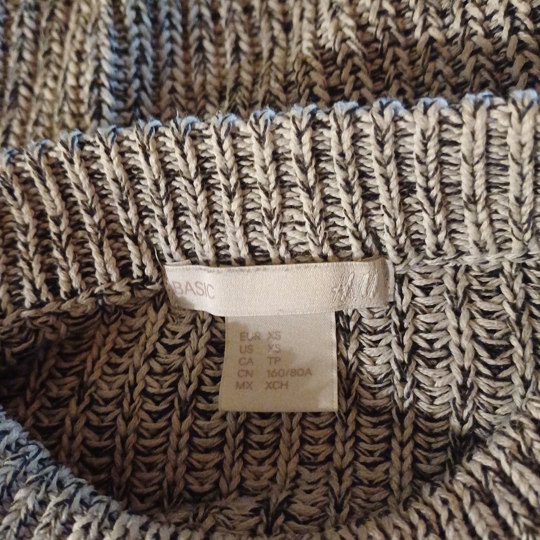 Pull gris, H&M, taille XS