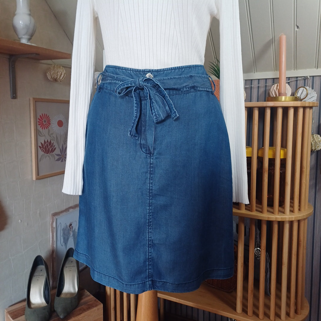 Jupe bleue, TEX, taille 46/48