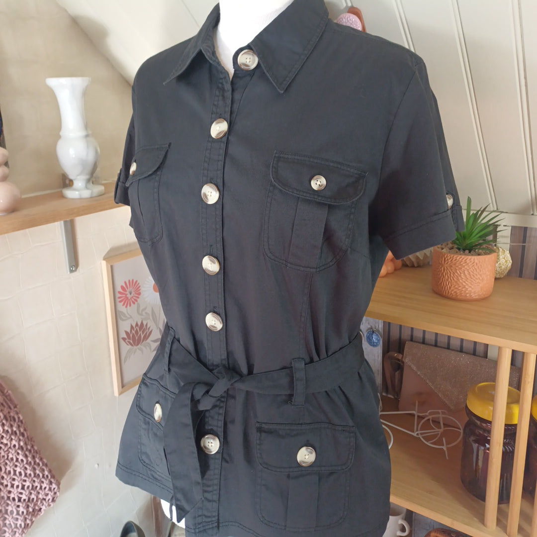Chemise noire, Kiabi, taille 42
