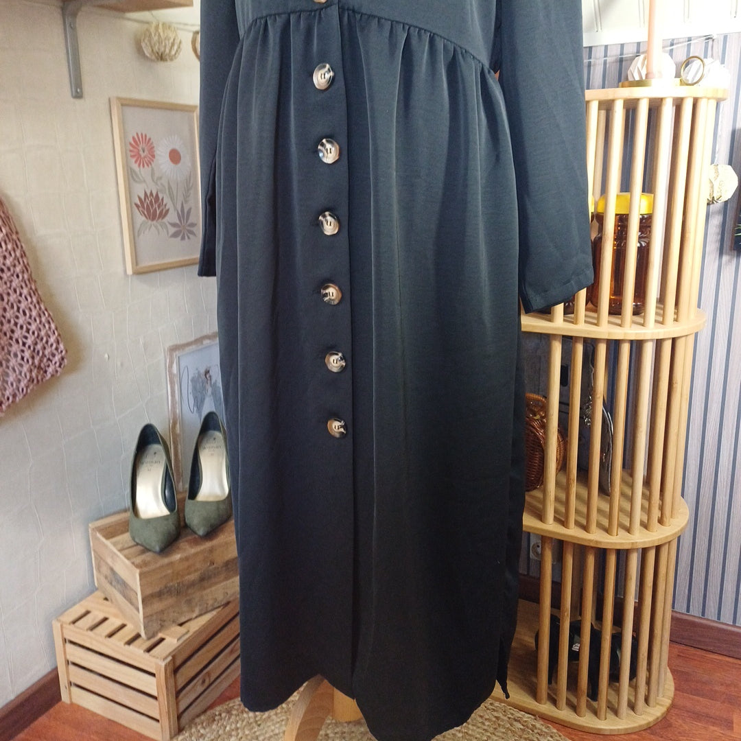 Robe longue noire, taille L