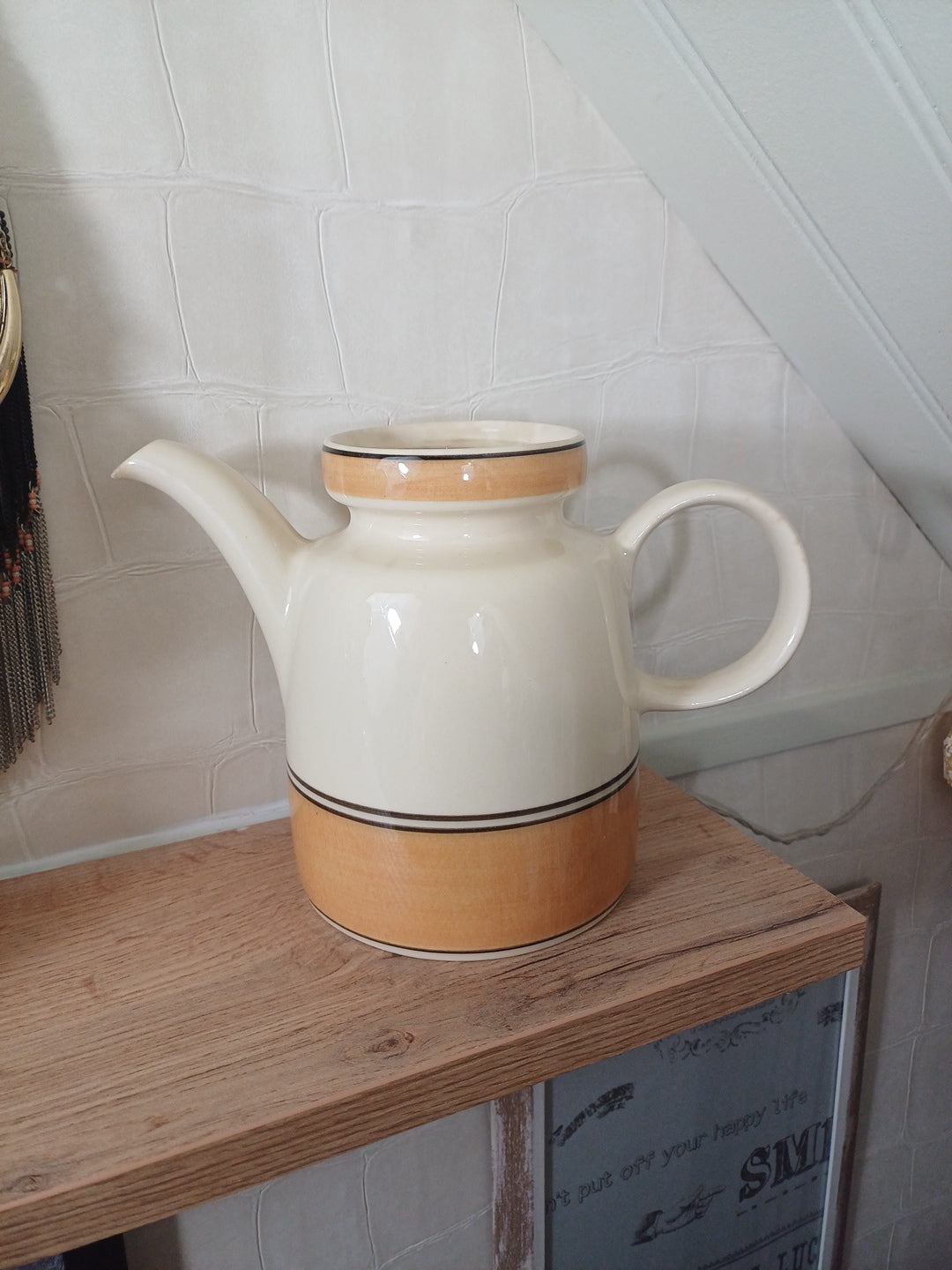 Pichet beige et orange, Melitta