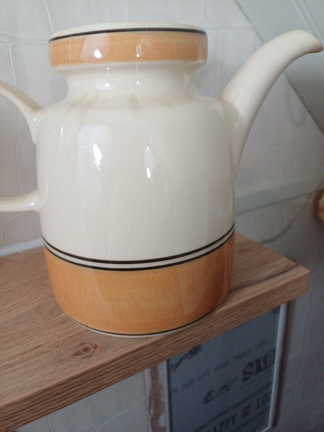 Pichet beige et orange, Melitta